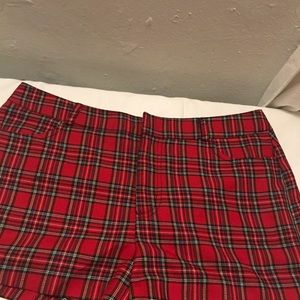 Plaid shorts